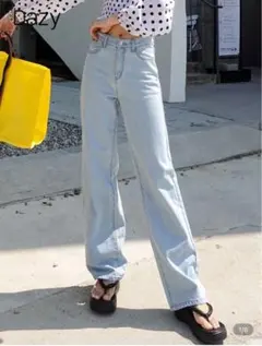 SHEIN ストレートデニムパンツのサムネイル