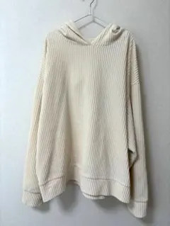 GU レディース　パーカー　アイボリー