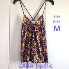ZARA TRF☆モロッコ製☆花柄 キャミソールのサムネイル