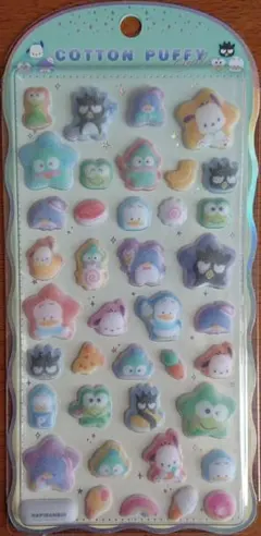 コットンパフィーシール はぴだんぶい
