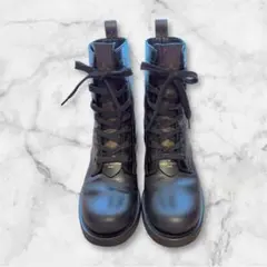 ルイ・ヴィトン モノグラム　ブラック レースアップブーツ