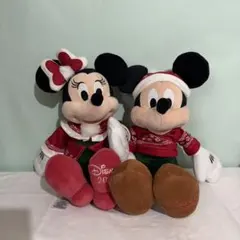 ミッキー・ミニー 2022年クリスマスぬいぐるみ