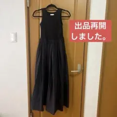 試着のみ！　Ungrid ノースリーブワンピース ブラック