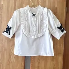 夢展望　Dear My Love メイドライクブラウス　半袖　量産　リボンのサムネイル