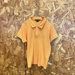 RALPH LAUREN SPORT 半袖ポロシャツ ロゴ刺繍 オレンジ