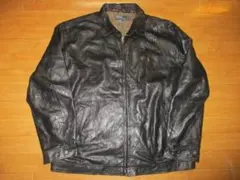 ９０年代～　ポロ　ラルフローレン　レザージャケット　スイングトップ　US-２XL