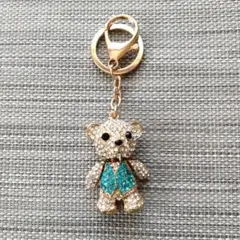 バッグチャーム くまのキラキラキーホルダー