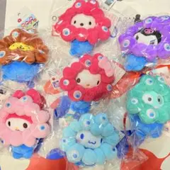 サンリオ　ミャクミャクなりきりマスコットキーホルダー　カラビナ付き　コンプリート