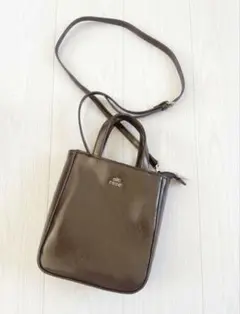 ALTROSE ミニショルダーバッグ 2way ブラウン