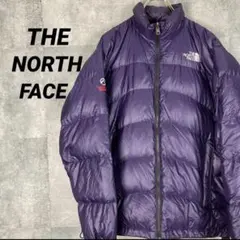 再ザノースフェイス ダウンジャケット サミット パープル 韓国製 アウトドア