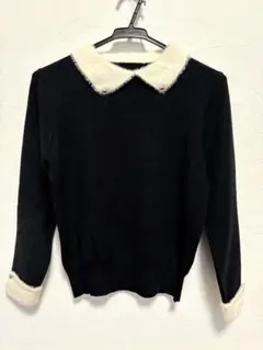 レディースニット　ブラック