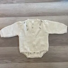 tete a tete 花柄刺繍 ロンパース 70