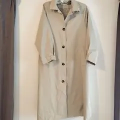 SM2 blueベージュ トレンチコート ボタン付き