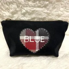 BLUE LABEL CRESTBRIDGE ポーチ　化粧ポーチ　小物入れ　黒