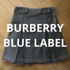 BURBERRY BLUE LABEL フレアスカート グレー 膝上丈 38のサムネイル