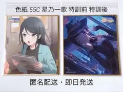 プロセカ 色紙 55C 星乃一歌 特訓前 特訓後 - メルカリ