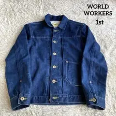 ビッグジョン・worldworkers・デニムジャケット・サイズM BIG JOHN - worldworkersの通販 by WORLD shop｜ビッグジョン