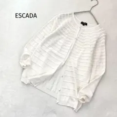 いわこ様専用　エスカーダ 長袖カーディガン 七分袖 白 ホワイト