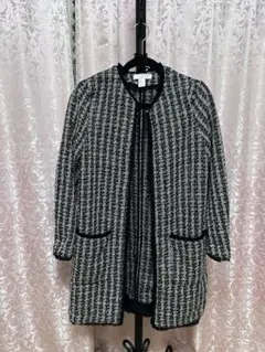 美品☆H＆M ツイード ハーフコート