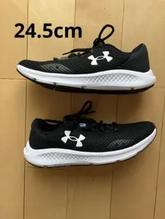 ほぼ新品　アンダーアーマー　メッシュ　ブラック　24.5cm