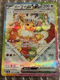 イーブイex SAR SV8a テラスタルフェスex 224/187