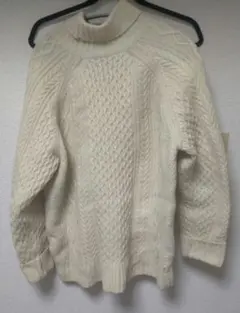 JOURNAL STANDARD ケーブルニットタートルネックセーター　M