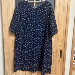 ハートマーケット♡ チュニックワンピ　小花柄のサムネイル