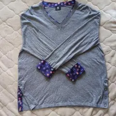 Paul Smith ポールスミス レーヨンカシミヤニット ドット柄 薄手