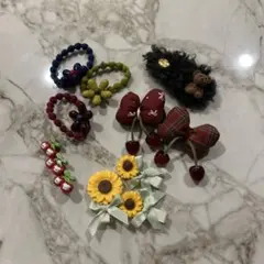 【子供用】ヘアアクセサリー 10個セット