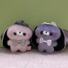すくっとたっちさん　こんかふぇ　たれうさぎさん　2点セット　ピンク　パープル