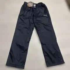 【新品未使用】PUMA ブラック ウィンドセル パンツsize130