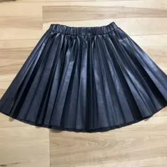 ZARA フェイクレザー プリーツスカート 116cm