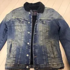 ZARA MAN ボア付きデニムジャケット M