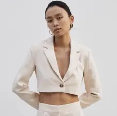 ZARA クロップドジャケット xs