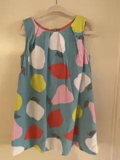 mini Borden 100 ワンピース フルーツ柄 ジャンパースカート 3歳のサムネイル