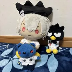 ヒプマイ　ヒプノシスマイク　サンリオ　左馬刻　ばつ丸　ぬいぐるみ
