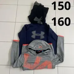 アンダーアーマー　パーカー2枚　レギンス　YLG YXL