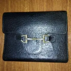 GUCCI グッチ 手帳 手帳カバー 皮革 イタリア製 ブラック 黒色 レザー