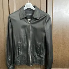 【美品　Dolce & Gabbana】レザーブルゾン　 革ジャン　サイズ４8