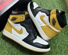 箱付き！NIKE AIRJORDAN 1HIGH OG YELLOW OCHRE