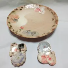 橋口敦穂 パンダ 笠間焼 皿/深皿/浅鉢 2点セット - メルカリ