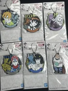 ジョジョの奇妙な冒険 黄金の風 一番くじ
ラバーチャーム　K賞　6個セット