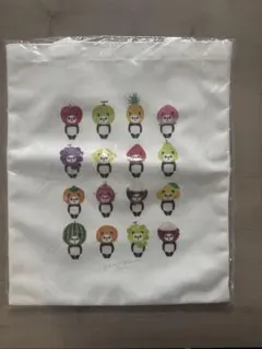 【新品未使用】パンダとフルーツデザイン トートバッグ