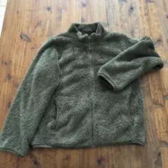 UNIQLO フリースジャケット 150 オリーブグリーン