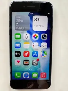 【中古】Apple iPhone SE(第2世代) simフリー ブラック 本体