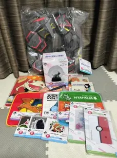 一番くじ ポケモン A賞黒いレックウザ抱きぬいぐるみ + B賞＋C賞＋オマケ