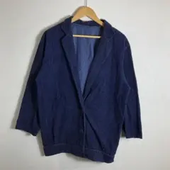 90's〜00's vintage コーデュロイ テーラードジャケット ネイビー