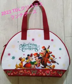 ディズニーランド　クリスマス　2023 バック　ランチケース