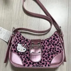 ハローキティ サンリオ アベイル ピンク ヒョウ ショルダーバッグ ハンドバッグ