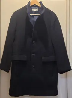 【Beauty&Youth】スタンドカラーコート ネイビー Sサイズ★